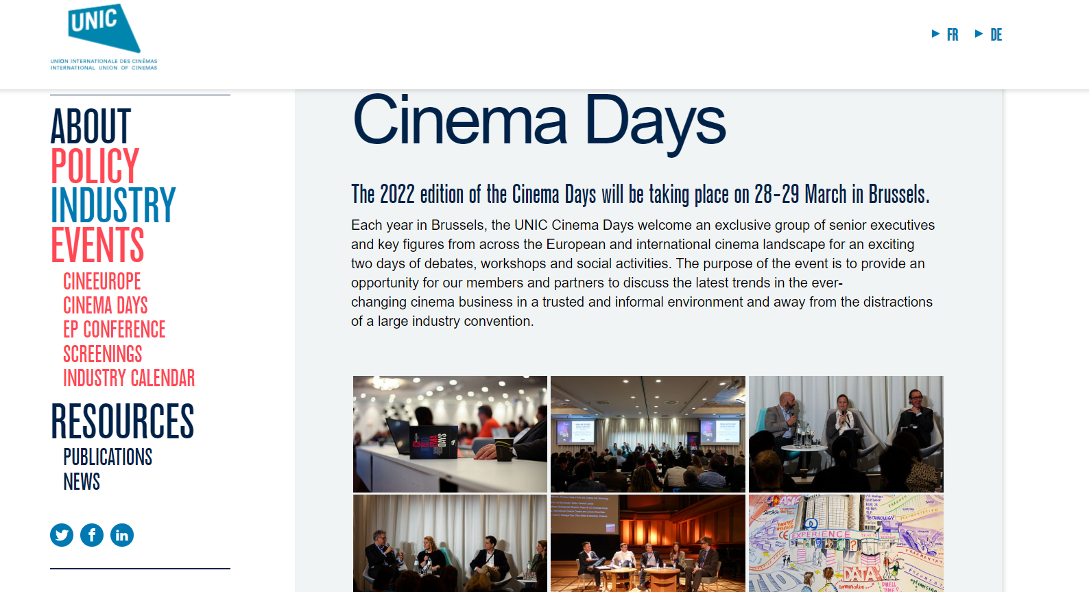 UNIC Cinema Days - Screenshot