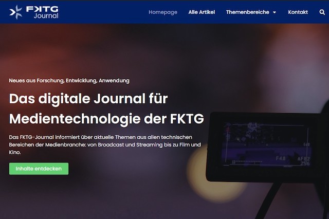 FKTG Journal Screenshot Titelseite